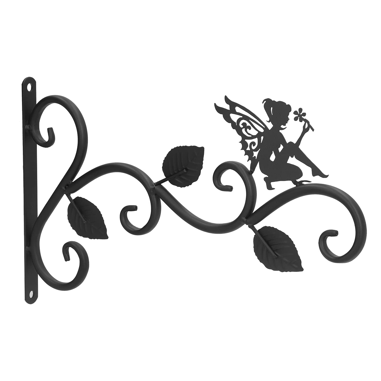 Yinuoday Wrought Iron Hanging Plant Bracket - Heavy Duty Wall Hook for Plant Hangers, Bird Feeders & Flower Pots - Outdoor & Indoor Use for Balcony, Living Room, Garden & Patio Decor