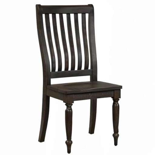 Liberty Furniture Industries Harvest Home Dining Chairs (Set of 2) - Black - Modern Farmhouse Style for Kitchen, Dining Room & Breakfast Nook