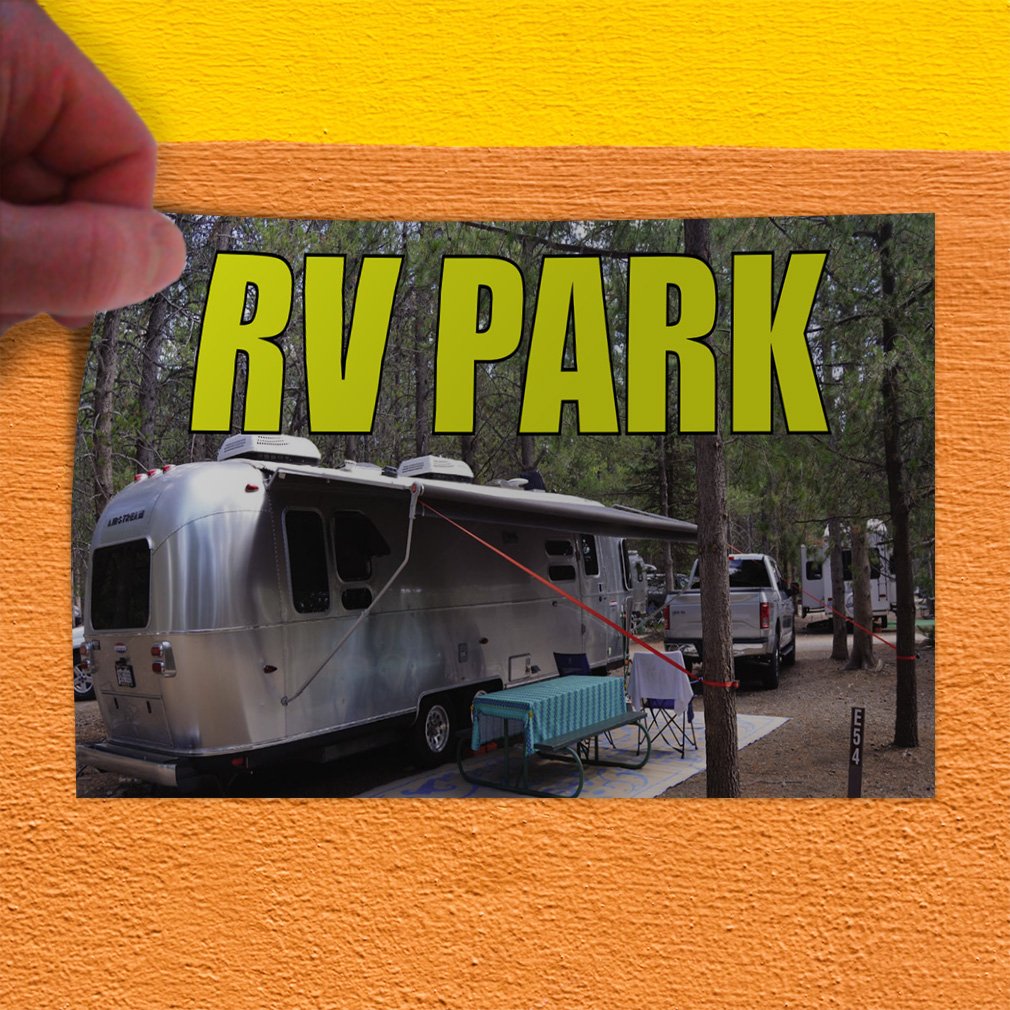High-Quality Vinyl Decal Stickers for RV Parks, Outdoor Advertising & Industrial Safety Signs - Multiple Sizes (7x5 Inches) - Durable Weatherproof Labels for Business & Commercial Use