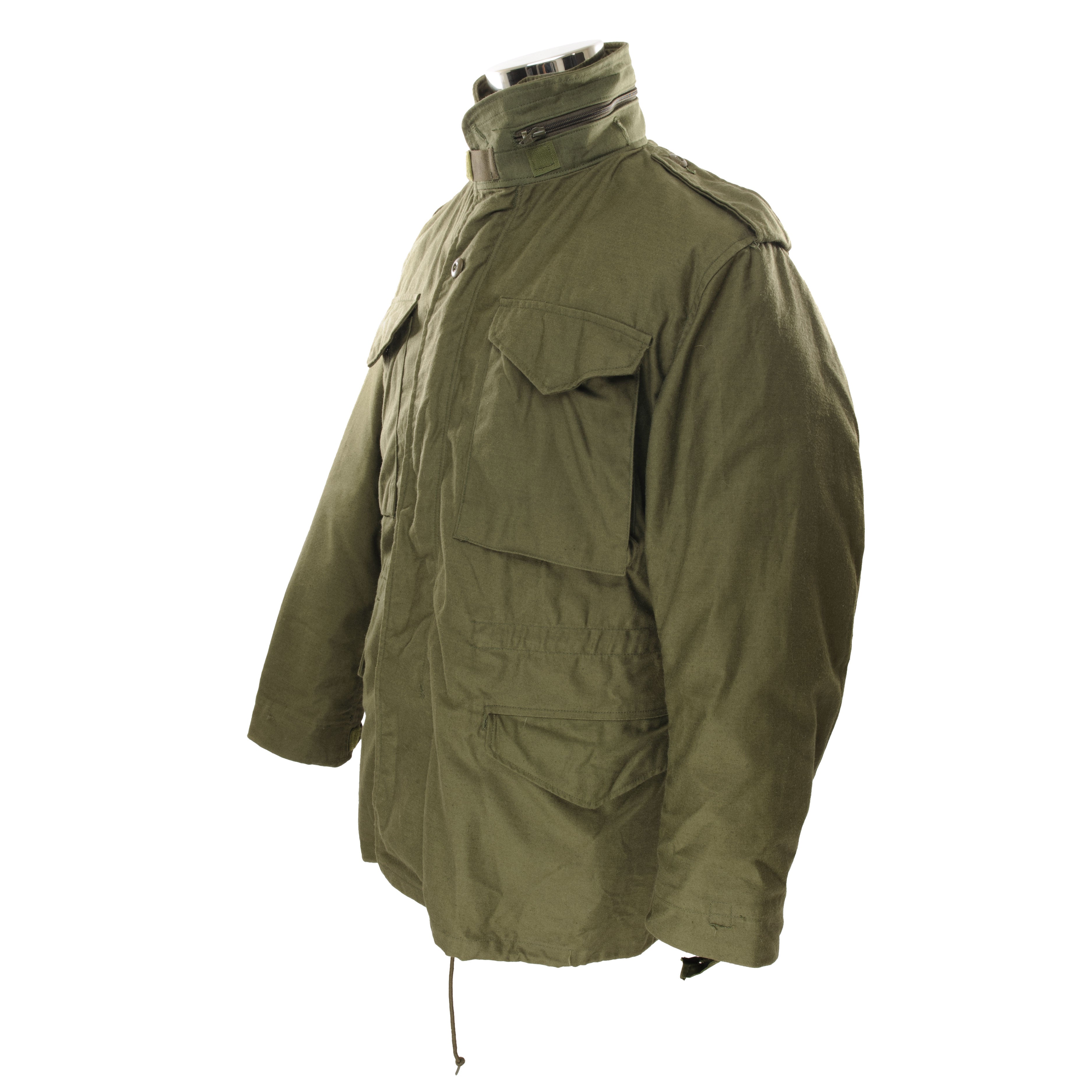 Vintage US Army M1965 M65 Field Jacket 1987 Small Regular Deadstock NOS - Military Green Outerwear for Men, Cold Weather & Outdoor Activities