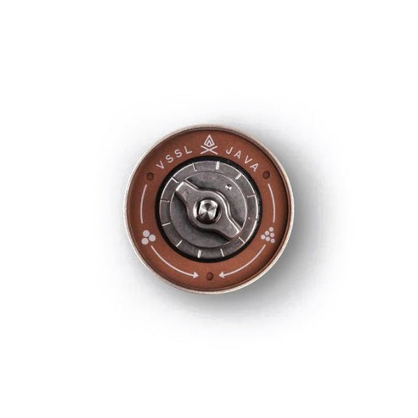 Premium VSSL Java G Manual Coffee Grinder - Portable Hand Crank Burr Mill for Espresso, French Press & Pour Over - Perfect for Camping, Travel & Home Brewing