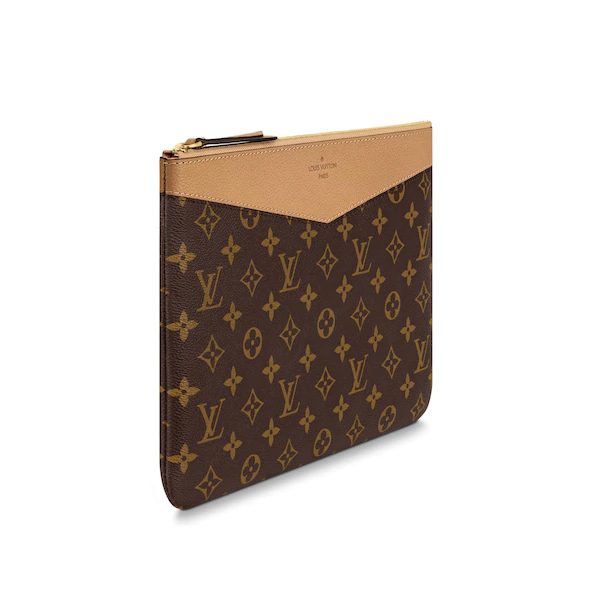 Louis Vuitton LV Monogram Canvas Daily Pouch Crossbody Bag - Perfect for Travel, Work & Everyday Use