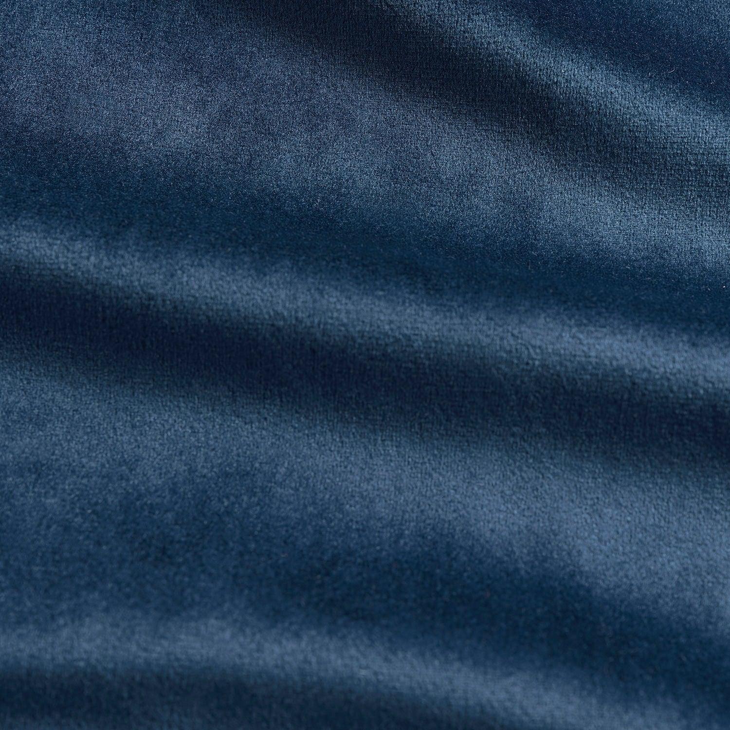 Deep Cobalt Blue Velvet Fabric Swatch - Premium Textile Sample for Upholstery, Clothing & DIY Crafts - Perfect for Home Decor, Fashion Design & Sewing Projects