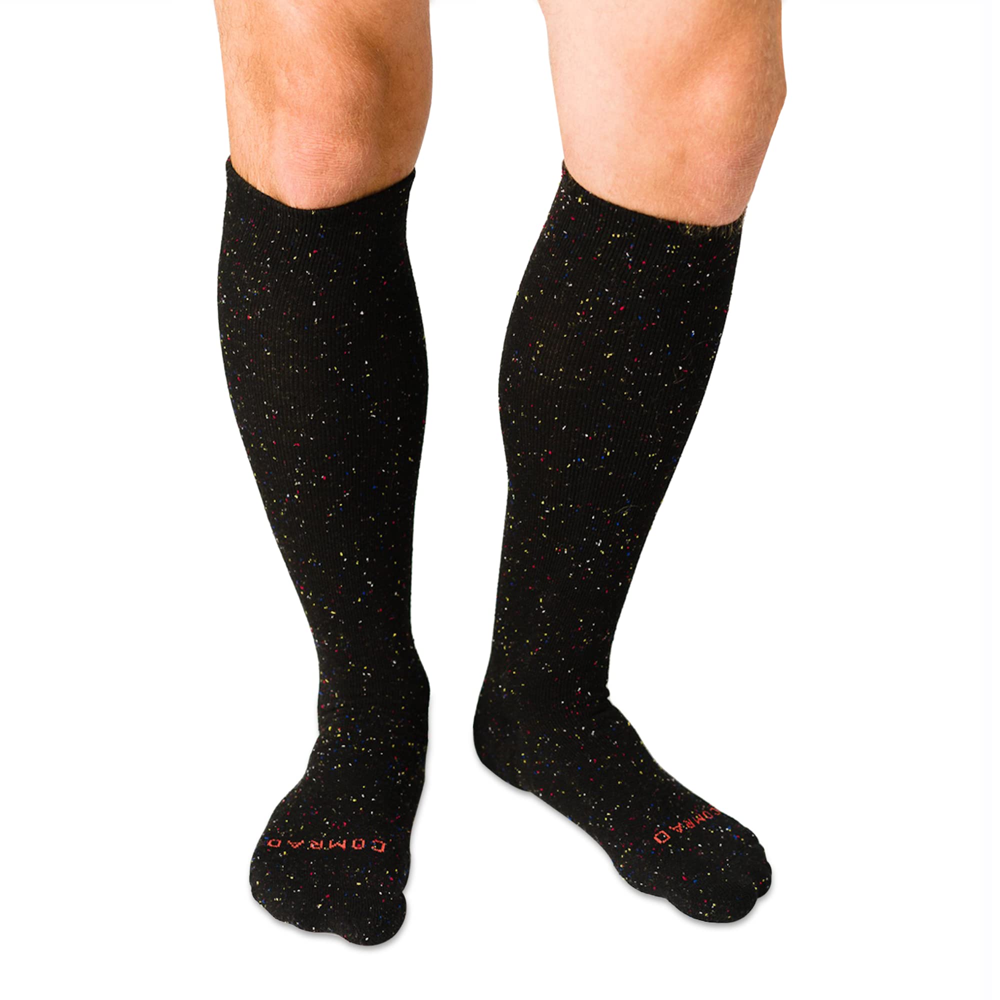 Comrad Knee High Compression Socks for Women & Men - Best Thin & Breathable Support Socks for Pregnancy, Nurses, Athletes, Running, Travel & Varicose Vein Relief - Ideal for Workouts, Long Flights & Daily Comfort