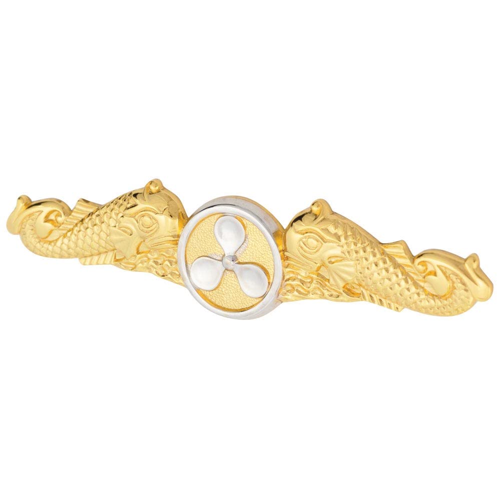 MEDALS OF AMERICA EST. 1976 Navy Submarine Engineering Duty Badge - Authentic Military Insignia for Collectors & Veterans | Perfect for Display, Gifts & Navy Memorabilia Collections