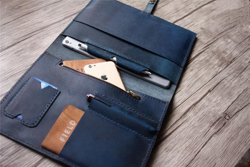 Premium Genuine Leather 15 Inch ASUS Laptop Sleeve Case - Protective Cover for ASUS ZenBook, VivoBook & More - Perfect for Work, Travel & School