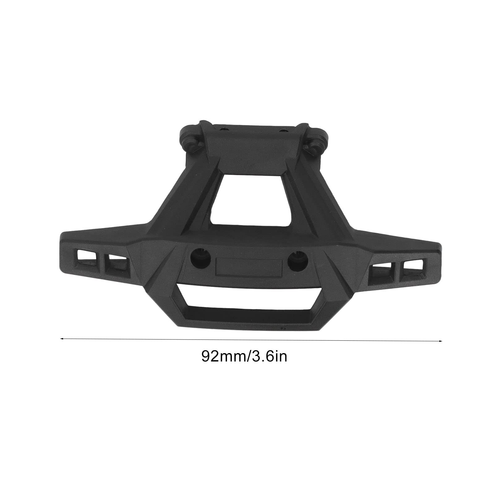 VBESTLIFE 1/16 Scale RC Car Front Bumper Set - Durable PA Plastic Replacement Bumper for SCY 16101 & 16102 Models (Black) - Perfect for Off-Road Racing, Bashing & RC Car Upgrades