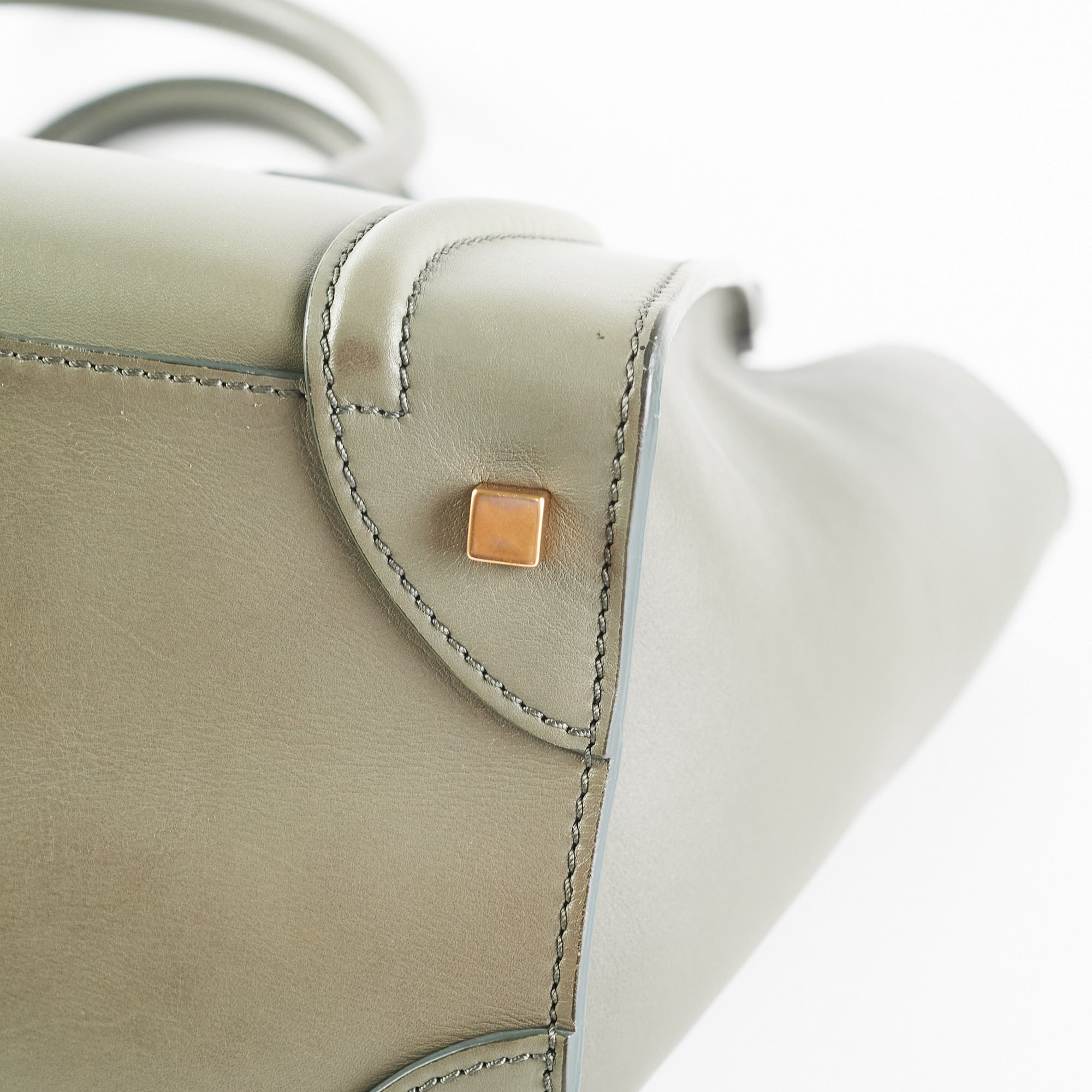 Celine Luggage Mini Grey Crossbody Bag - Luxury Designer Handbag for Women | Perfect for Work, Travel & Everyday Use