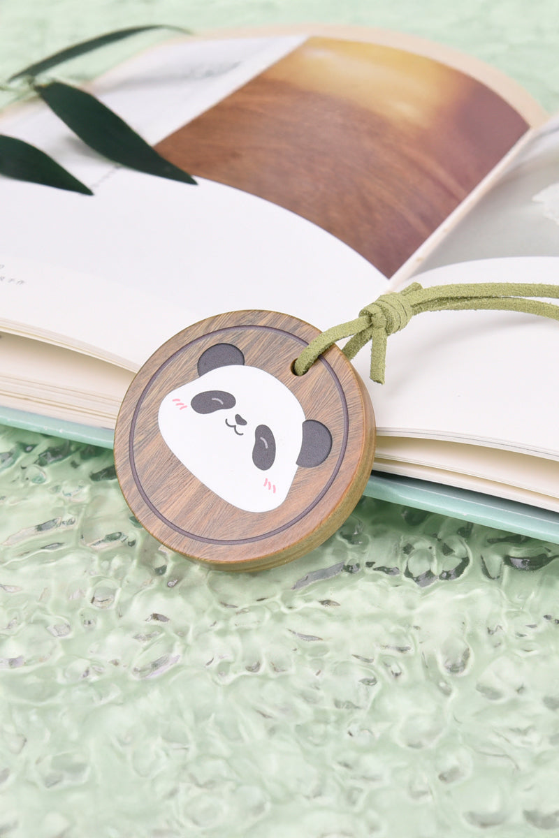 Panda Wooden Bag Charm - Cute Animal Keychain for Handbags, Backpacks & Luggage - Perfect Travel Accessory & Gift for Women