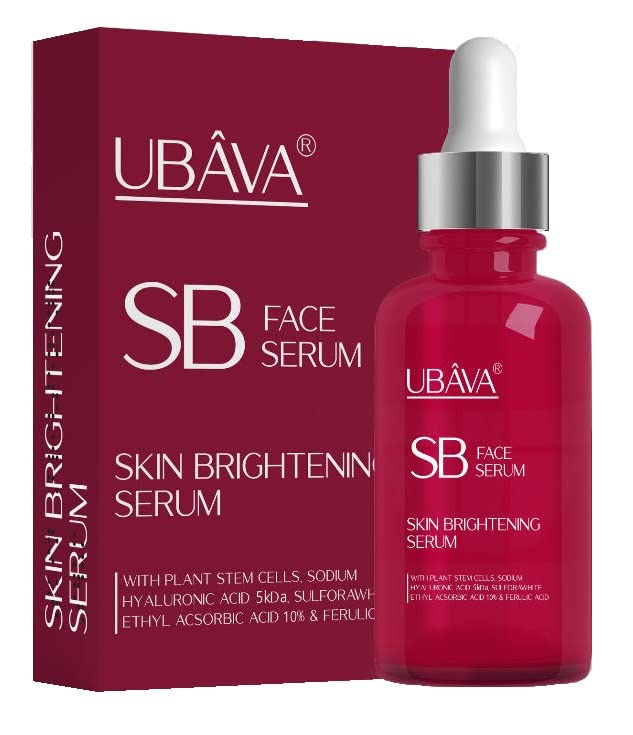 UBAVA AWAG Face Serum + UBAVA AA Face Serum + UBAVA SB Face Serum Set - Anti-Aging, Brightening & Hydrating Skincare Trio for Glowing Skin - Perfect for Night Routine & Daily Skincare Regimen