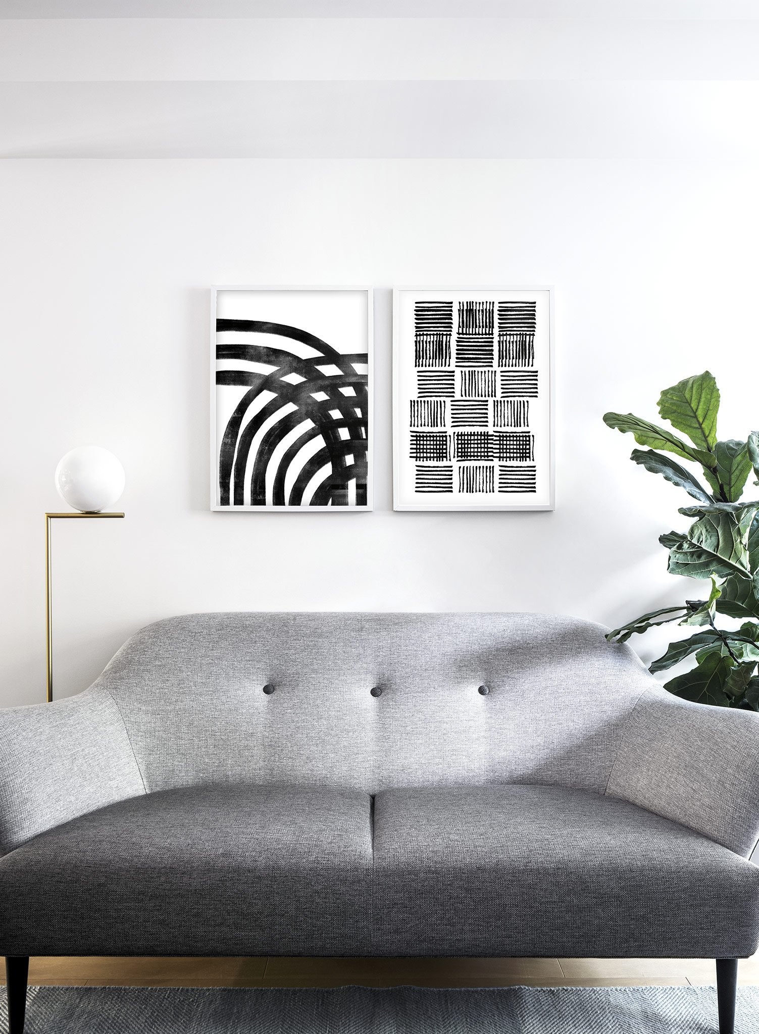 Crosshatch Art Poster - Modern Wall Decor for Living Room, Bedroom & Office | High-Quality Print for Home & Office Decoration