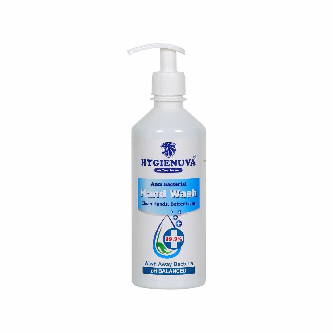 Hygienuva Antibacterial Hand Wash - 500ml Deep Cleansing Moisturizing Liquid Soap for Daily Hygiene | Gentle on Skin, Kills Germs - Perfect for Home, Office, and Travel Use