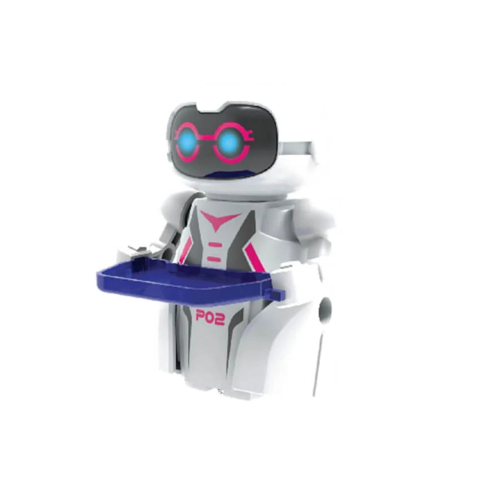 Silverlit Robo Mini Droid Z - Interactive Robot Toy for Kids with Remote Control, LED Lights & Sound Effects | STEM Learning Toy for Boys & Girls Ages 6+ | Perfect for Birthday Gifts, Indoor Play & Tech Enthusiasts