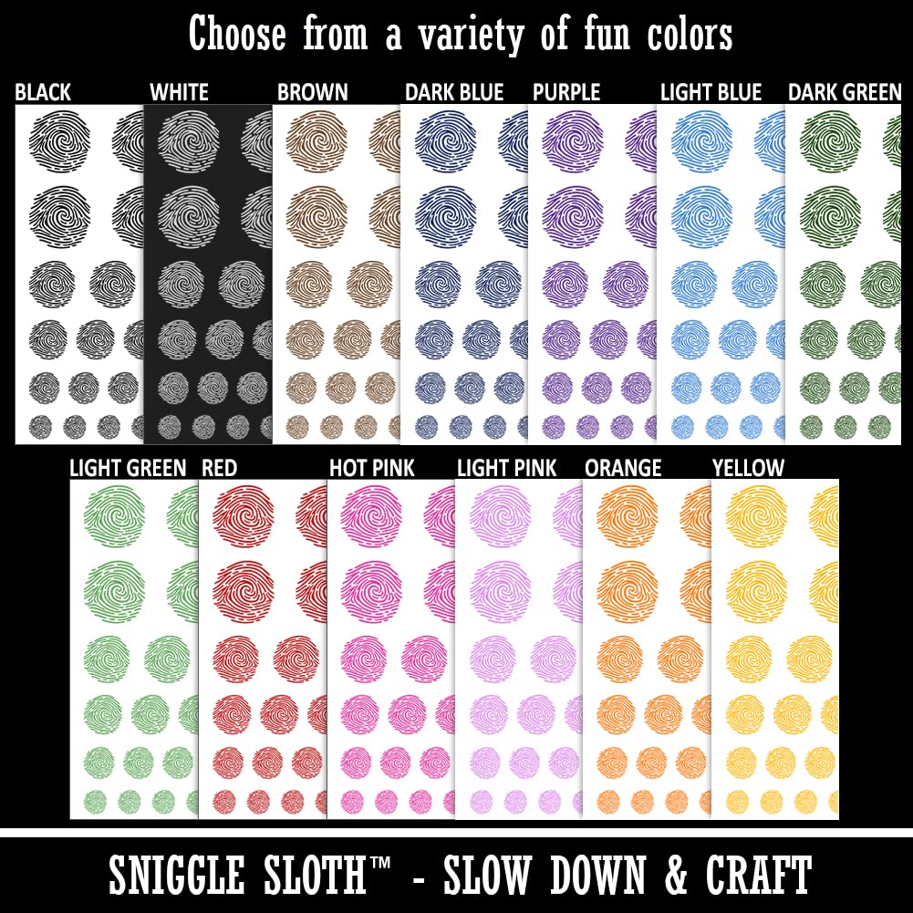 Waterproof Fake Fingerprint Temporary Tattoos - White Body Art Stickers for Halloween, Cosplay & Parties (1 Sheet) | Discreet & Realistic Skin Design