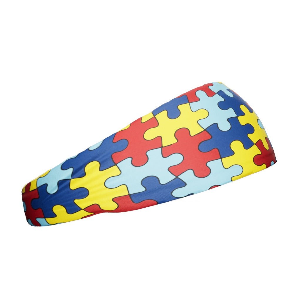 Autism Awareness Headband for Kids & Adults - Soft Comfortable Sensory Headband for Autism Support & Awareness - Perfect for Schools, Therapy, and Daily Wear