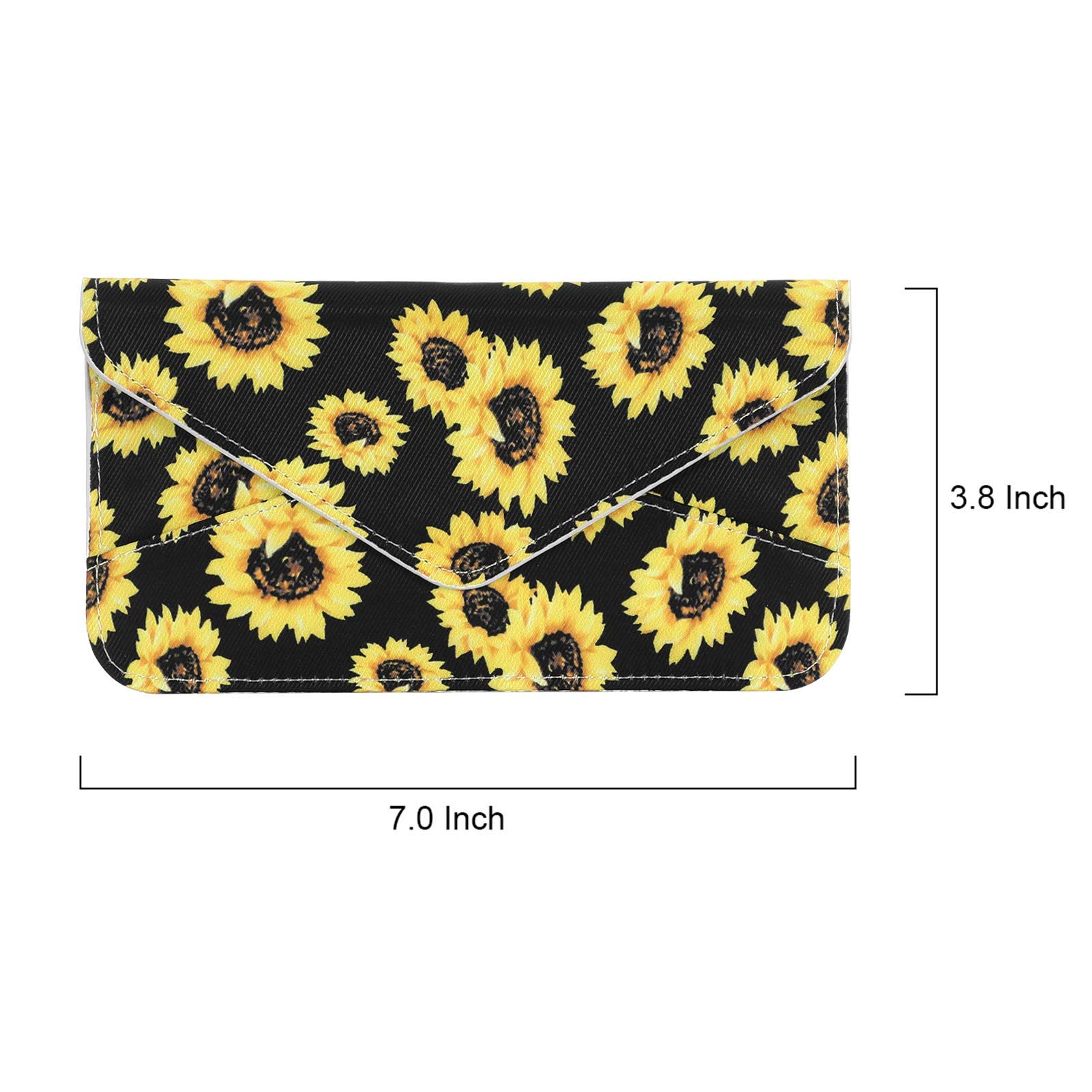XEYOU Women's Slim RFID Blocking Leather Credit Card Holder - Elegant Envelope Style Wallet for Ladies with ID Window & Cash Pocket | Perfect for Everyday Use, Travel, and Gift Giving