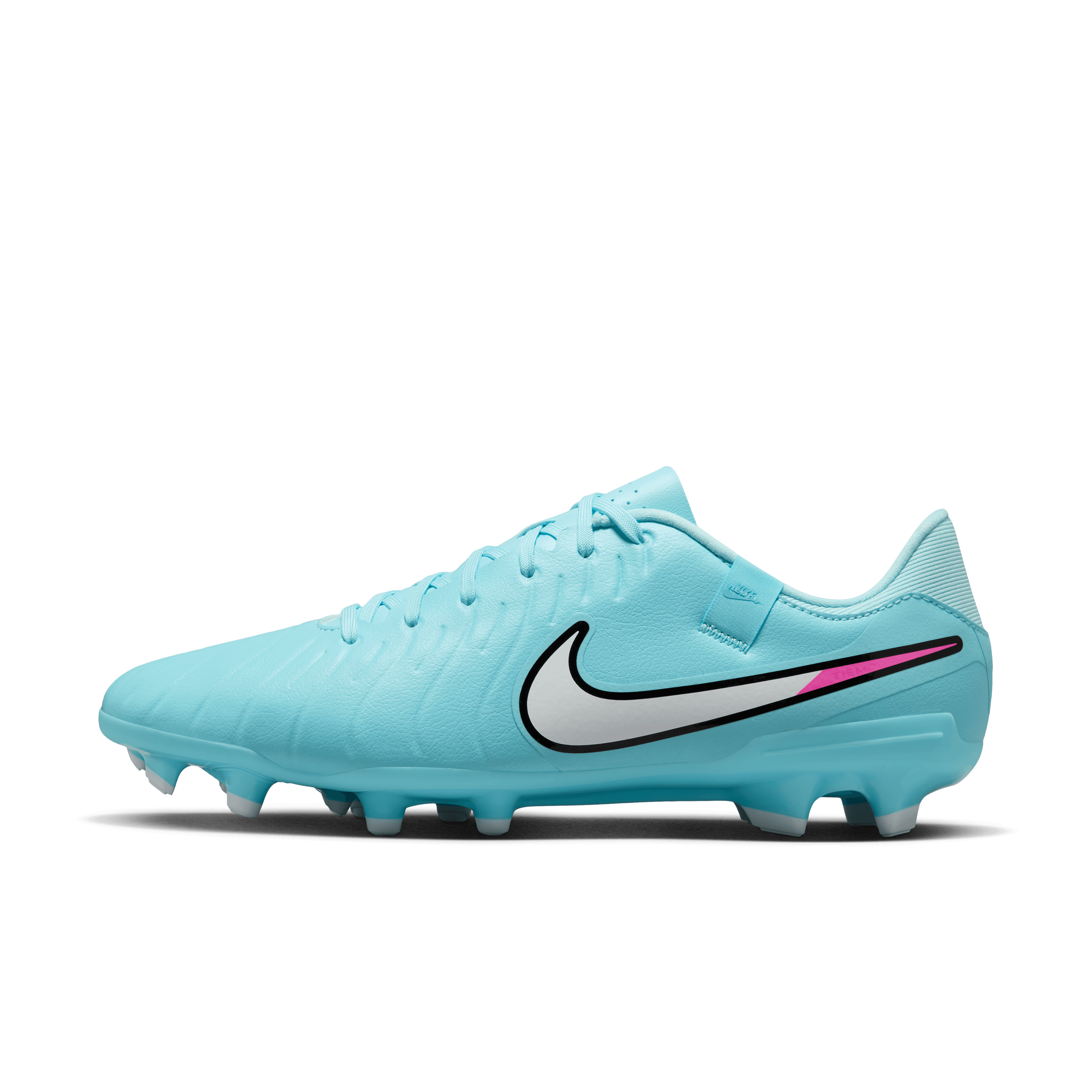 Nike Tiempo Legend 10 Academy FG/MG Soccer Cleats for Men - Copa/White Color - Perfect for Turf and Artificial Grass Fields - Ideal for Training and Match Play