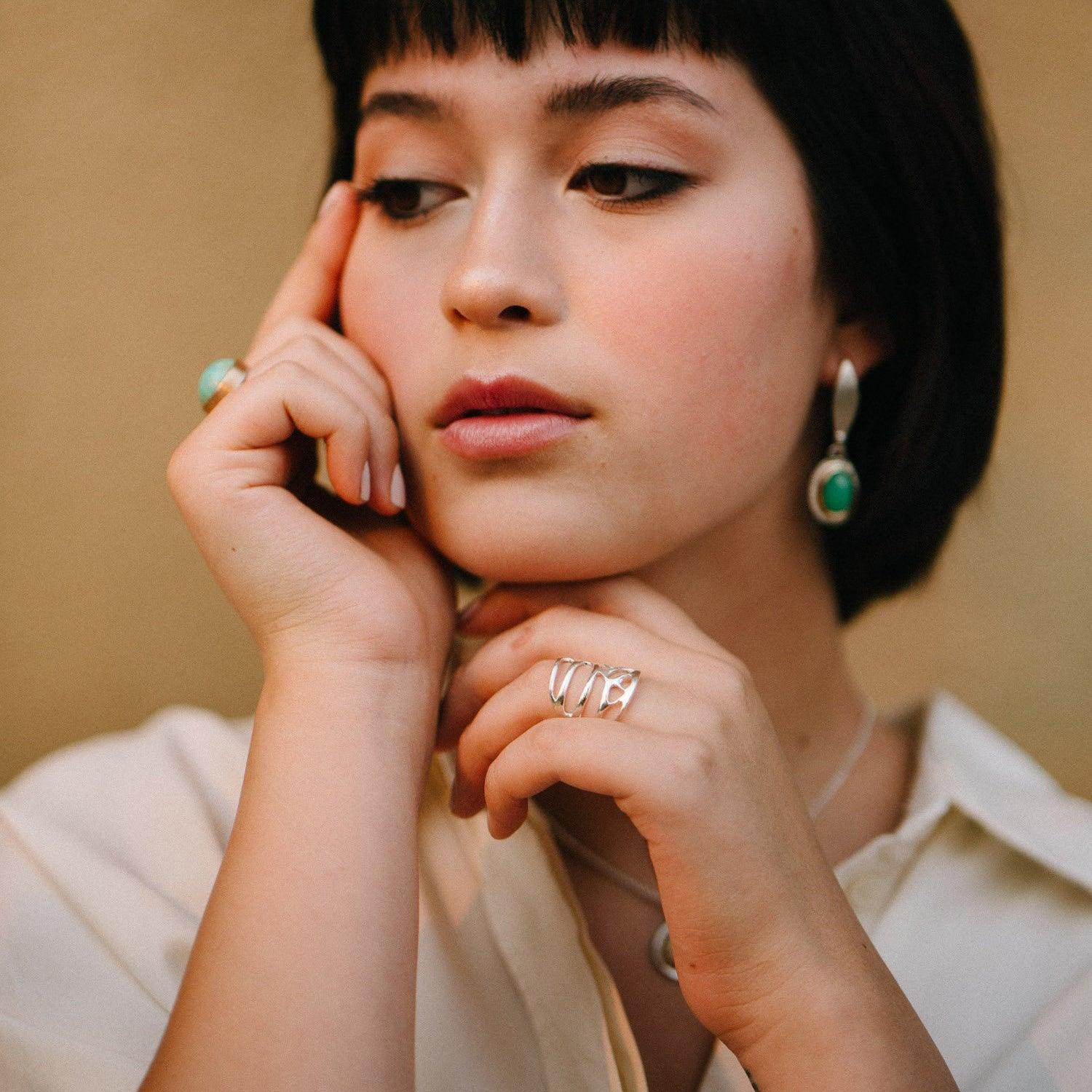Elegant Cicada Wing Ring - Unique Nature-Inspired Jewelry for Women - Perfect for Boho, Festival, and Everyday Wear