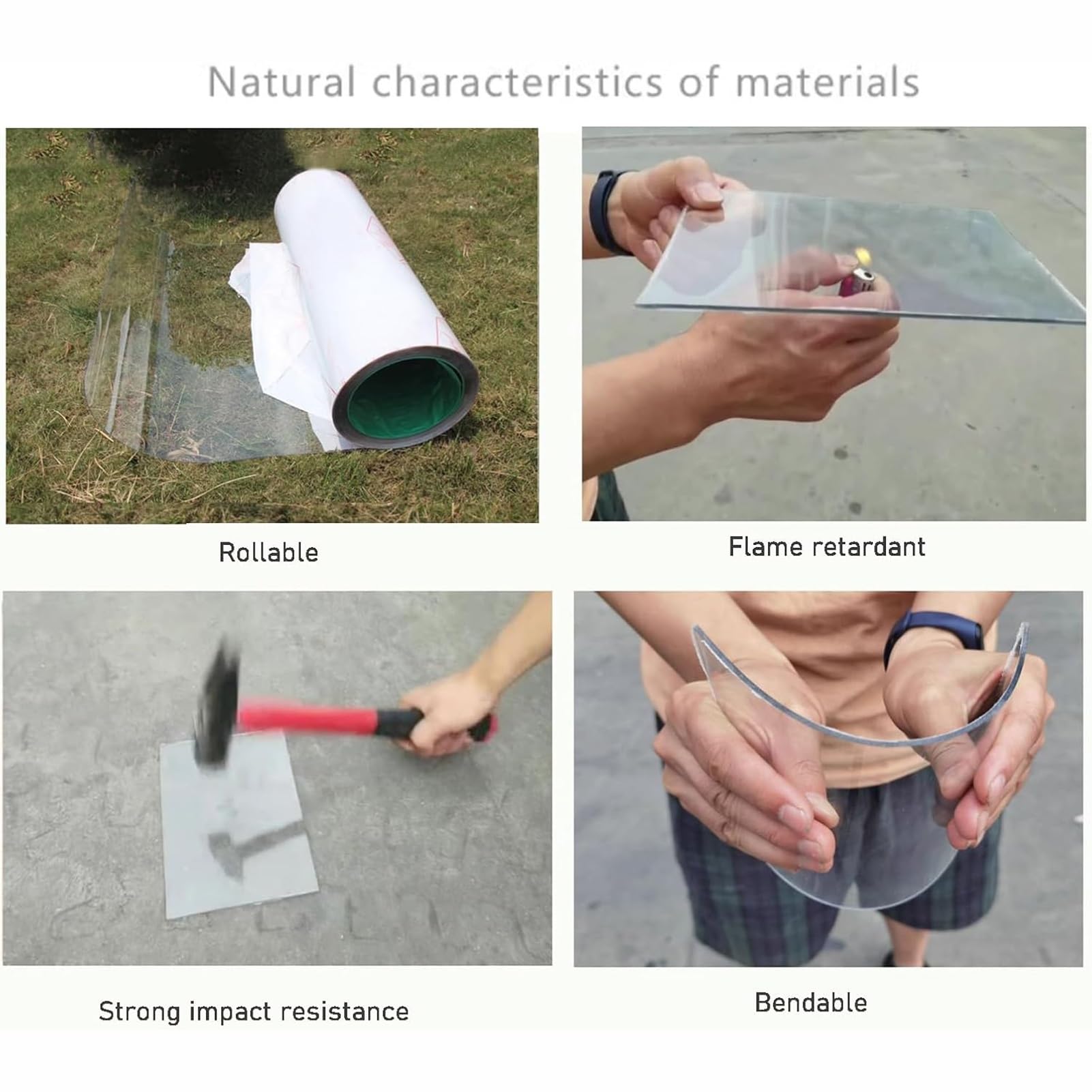 **Durable Polycarbonate Greenhouse Roofing Panels - 1x20m UV Protection, Rainproof & Insulated Transparent Sheets for Greenhouses, Canopies & Outdoor Structures**