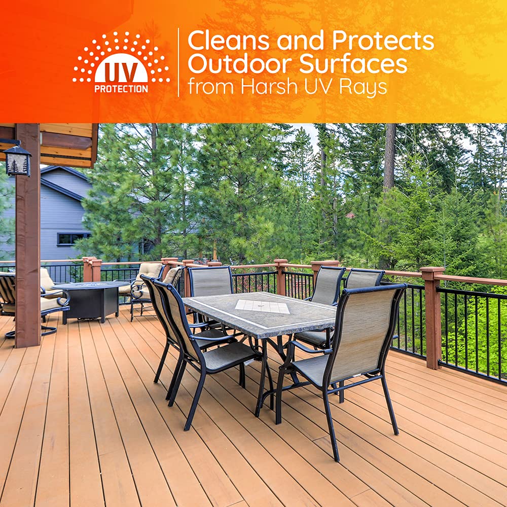 Fuller Brush Patio Furniture Cleaner Concentrate - All-Surface Outdoor Cleaner for Wood, Plastic & Metal - Perfect for Patio Sets, Deck Chairs & Garden Furniture