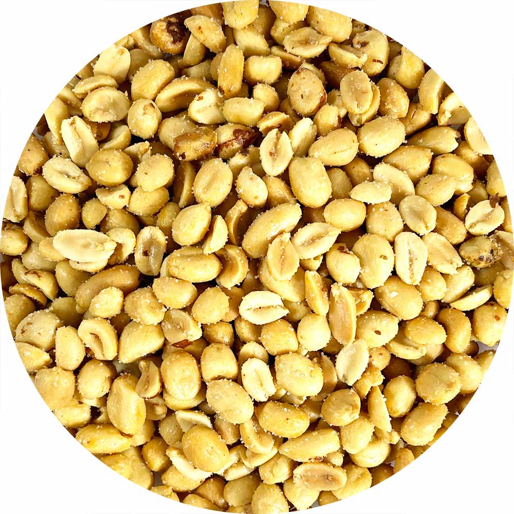 Jack's Premium Salted & Lemon Flavored Peanuts - 5lb Bulk Bag for Snacking, Parties & Healthy Protein Boost