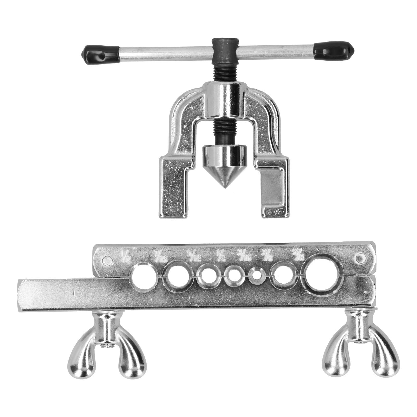VINGVO Flaring Tool Set - High Efficiency Steel Tube Flaring Kit for Copper Pipes | Professional Plumbing, HVAC & Automotive Repair Tool | Perfect for DIY Home Improvement & Pipe Installation Projects