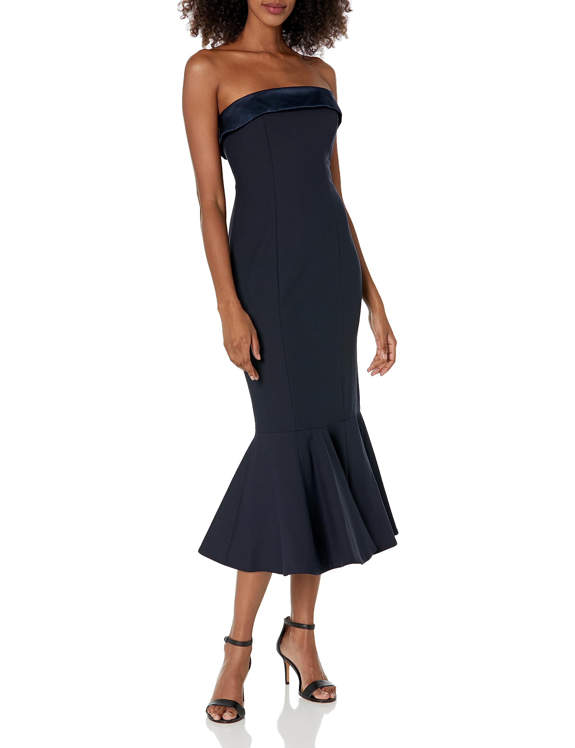 Cinq à Sept Women's Mazzy Dress - Elegant Flowy Midi Dress for Parties, Weddings & Special Occasions | Perfect for Date Nights & Evening Events