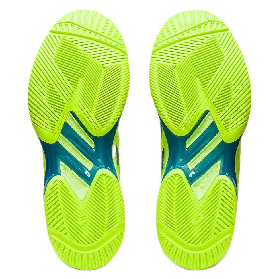 ASICS Solution Speed FF 2 Women's Tennis Shoes - Lightweight Performance Court Shoes for Women in Green/Blue | Ideal for Competitive Tennis Matches & Training Sessions
