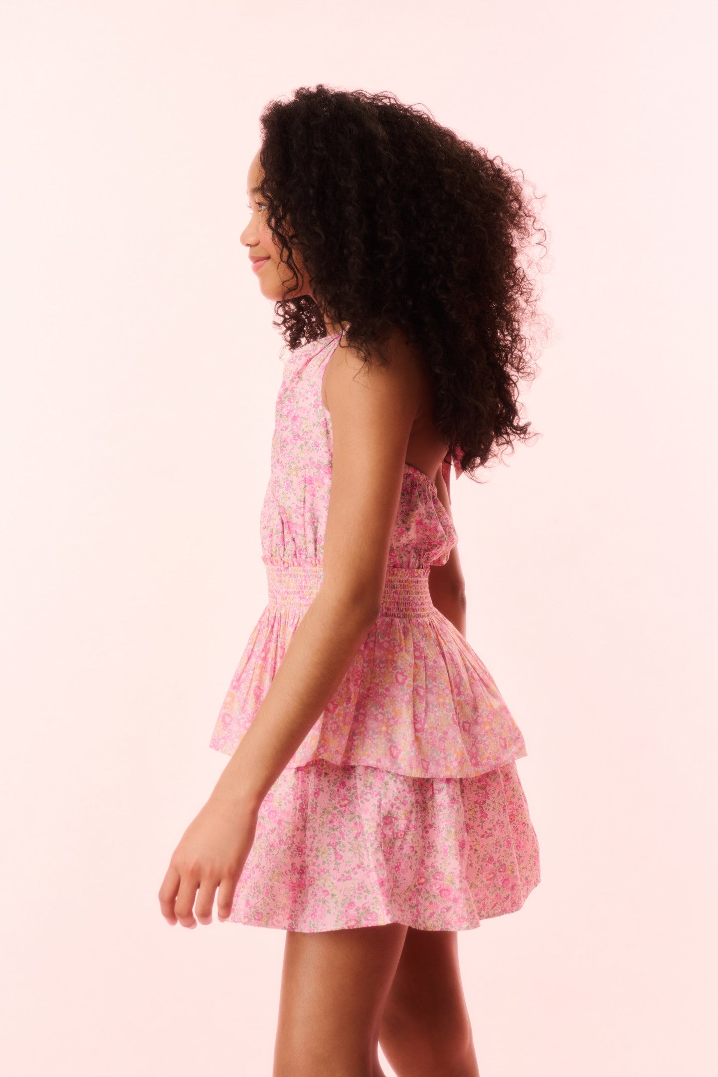 Romille Cotton Halter Dress for Girls - Soft & Comfortable Summer Outfit - Perfect for Beach, Parties & Casual Wear