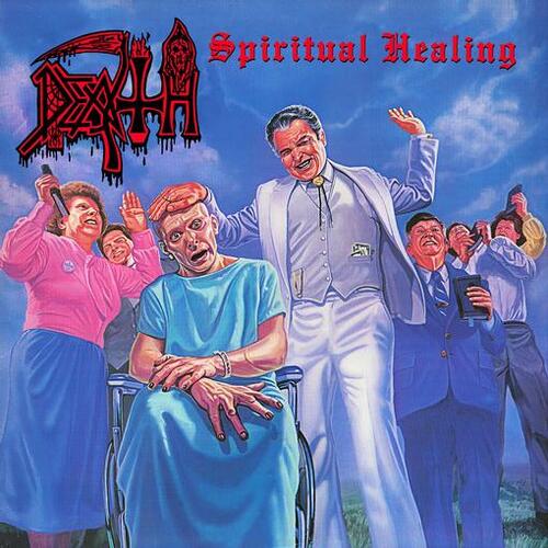 Death Spiritual Healing Limited Edition Foil Cover Vinyl LP Record - Perfect for Music Collectors & Audiophiles