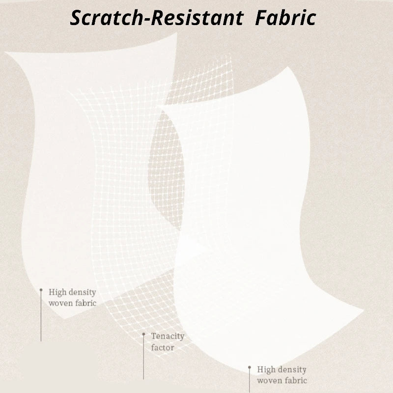 Anna White Polyester Blackout Curtains - Scratch Resistant & Light Filtering Custom Window Treatments for Living Room, Bedroom & Nursery