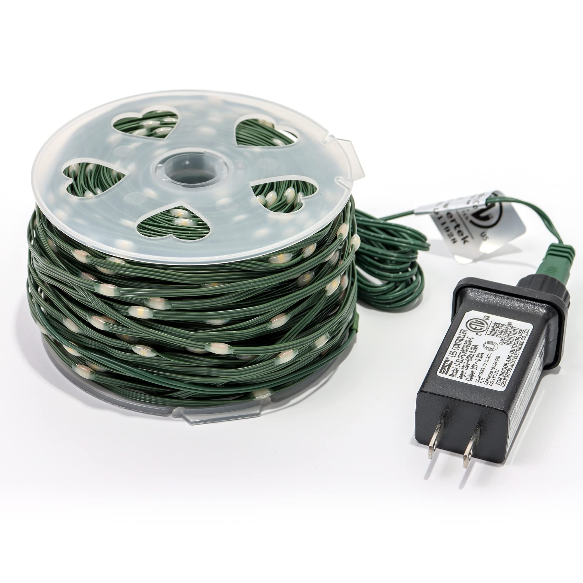 1000 LED Fairy String Lights - 328FT Outdoor Christmas Lights, Waterproof IP65 Green PVC Copper Wire, 8 Lighting Modes - Perfect for Xmas Tree, Holiday Party, Wedding, Garden, Patio & Home Decor (Warm White)