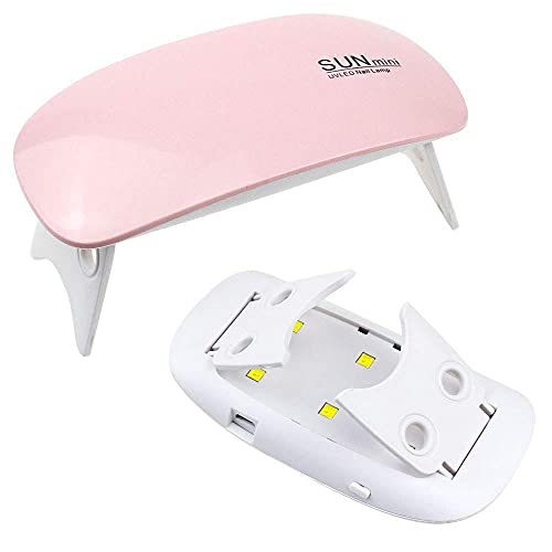 USB 6W LED UV Nail Polish Dryer & Curing Lamp - Portable Mini Sun Gel Nail Polish Dryer for All Types of Nail Paints | Fast Drying at Home, Salon & Travel Use