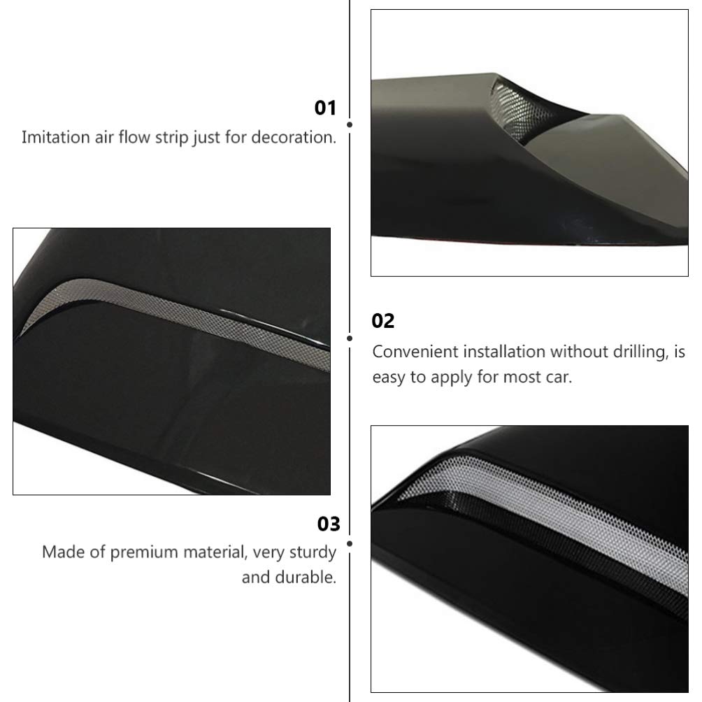 Universal Car Hood Trim Air Flow Sticker - Auto Decorative Vinyl Sticker for Improved Aerodynamics & Style - Perfect for Sedans, SUVs, and Trucks - Enhances Vehicle Appearance at Car Shows & Daily Driving