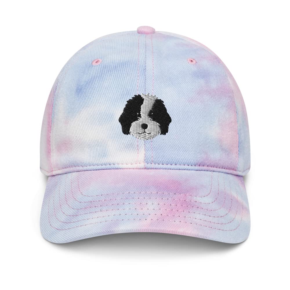 Bernedoodle Hat - Black & White Tie Dye Unisex Beanie for Women & Men | Perfect Bernedoodle Lover Gift for Dog Owners, Winter Outdoor Activities & Casual Wear