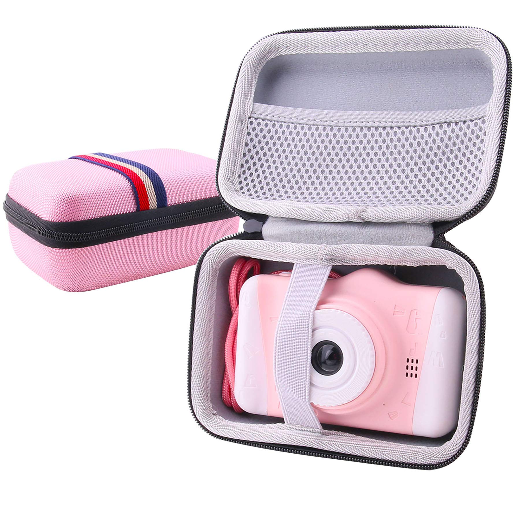 WERJIA Shockproof Hard Carrying Case for WOWGO/Coolwill Kids Digital Camera - Durable Protective Storage Pouch for Children's Cameras (Pink) - Perfect for Travel, School & Outdoor Adventures