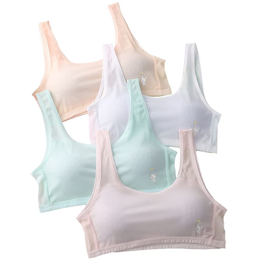 Wire-Free Girls Sports Bras 10-12 Years - Comfortable for Active Play