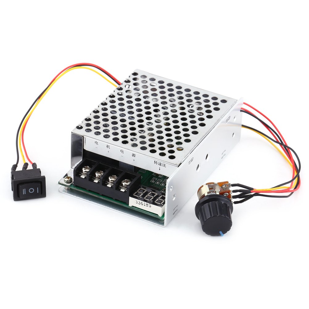 PWM Speed Controller - Digital Display DC Motor Regulator for Industrial Use
