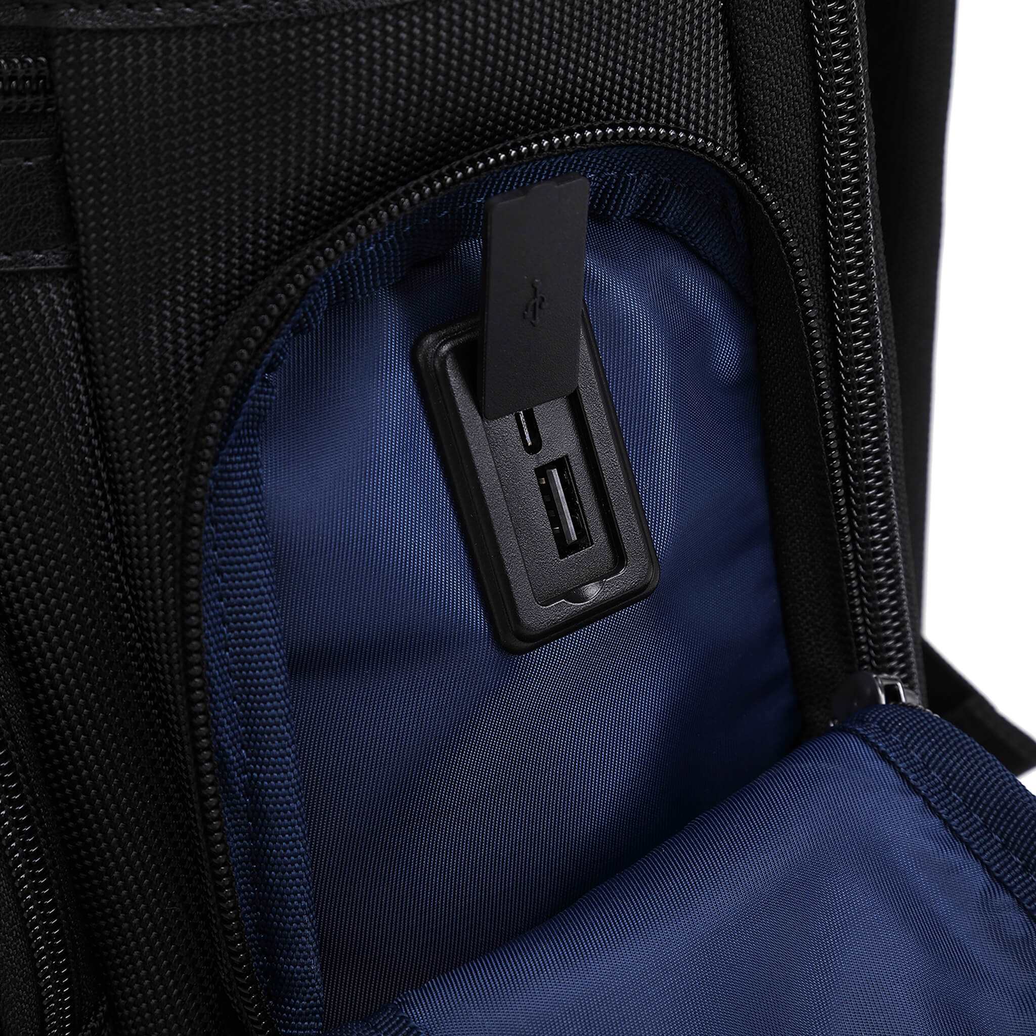 TPB004 Troop London Urban Slim Laptop Backpack - Waterproof 15.6 Inch Business Backpack for Men & Women, Lightweight College School Backpack with USB Charging Port - Perfect for Work, Travel & Daily Commute