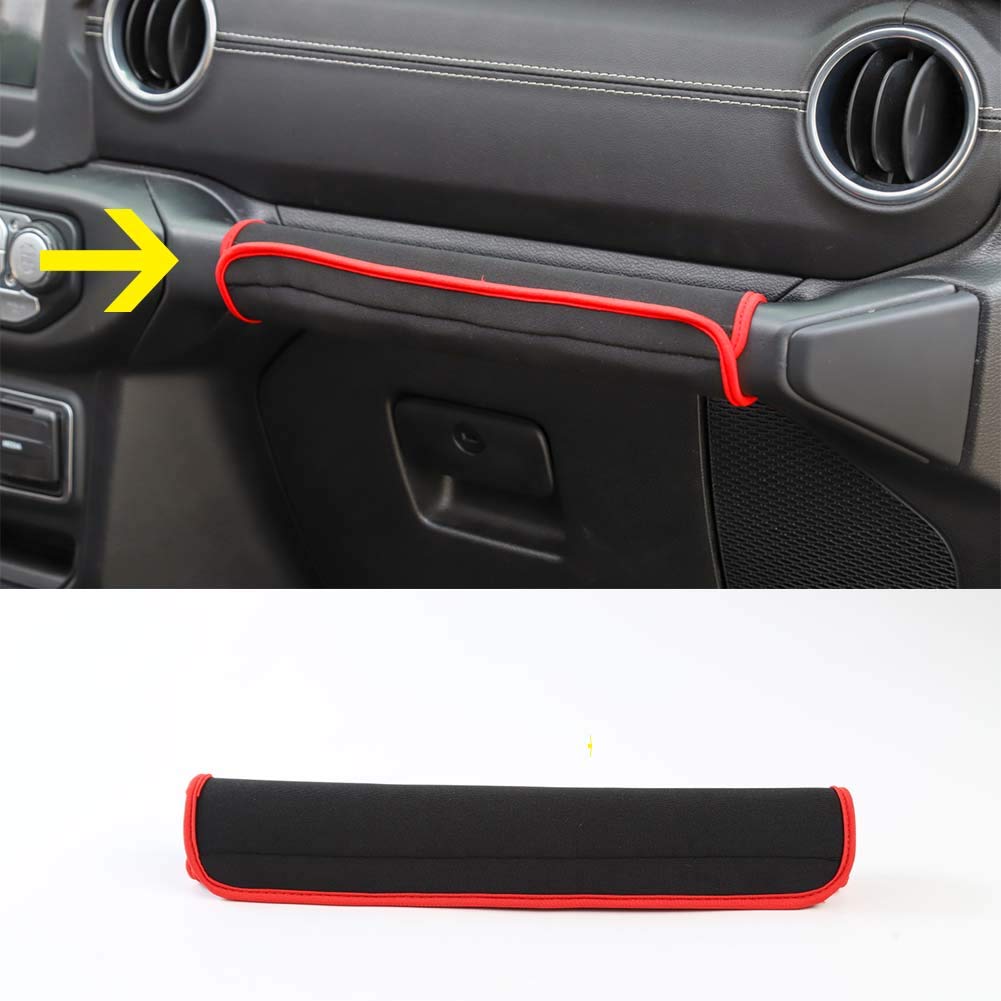 Bestmotoring Jeep JL Passenger Grab Handle Protective Cover - Durable Storage Box Grab Handle Cover for Jeep Wrangler JL (2018-2020 Models) - Perfect for Off-Roading & Daily Commute Protection