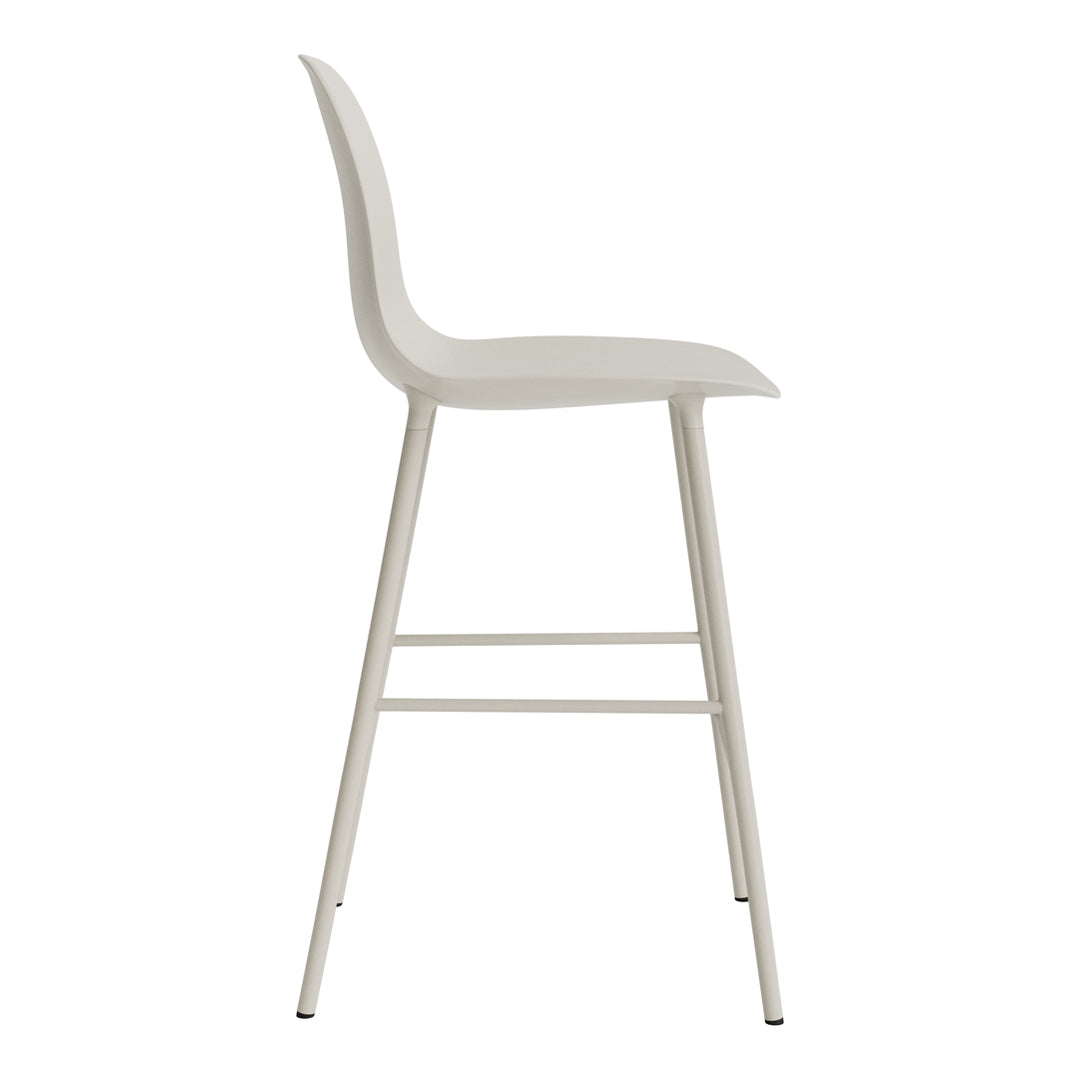 Modern Form Counter Stool - Adjustable Height Bar Stool for Kitchen Island, Breakfast Nook & Home Bar - Sleek Contemporary Design for Dining & Entertaining