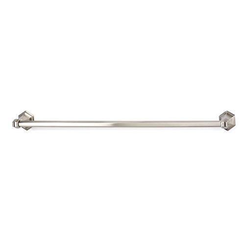 Nicole Traditional Towel Bars 30-Inch Bathroom Hardware in Satin Nickel Finish - Perfect for Bathroom, Spa, and Hotel Decor