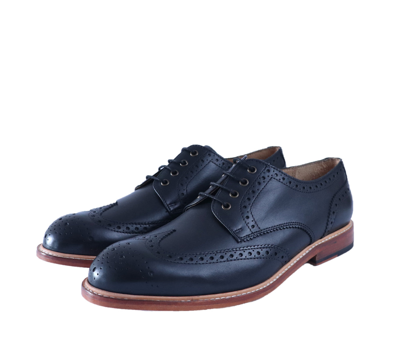 Classic Brogue Shoes for Men | Genuine Leather Oxford Dress Shoes | Formal & Business Attire | Perfect for Weddings, Office & Special Occasions