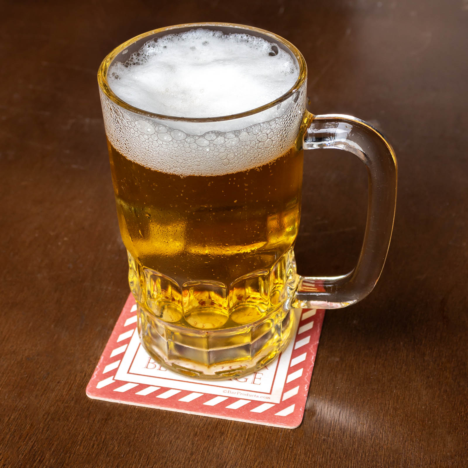 BarConic 11oz Beer Mug - Premium Glass Beer Stein with Handle, Perfect for Home Bars, Parties & Outdoor Gatherings - Ideal for Lager, Ale & Craft Beer Enthusiasts