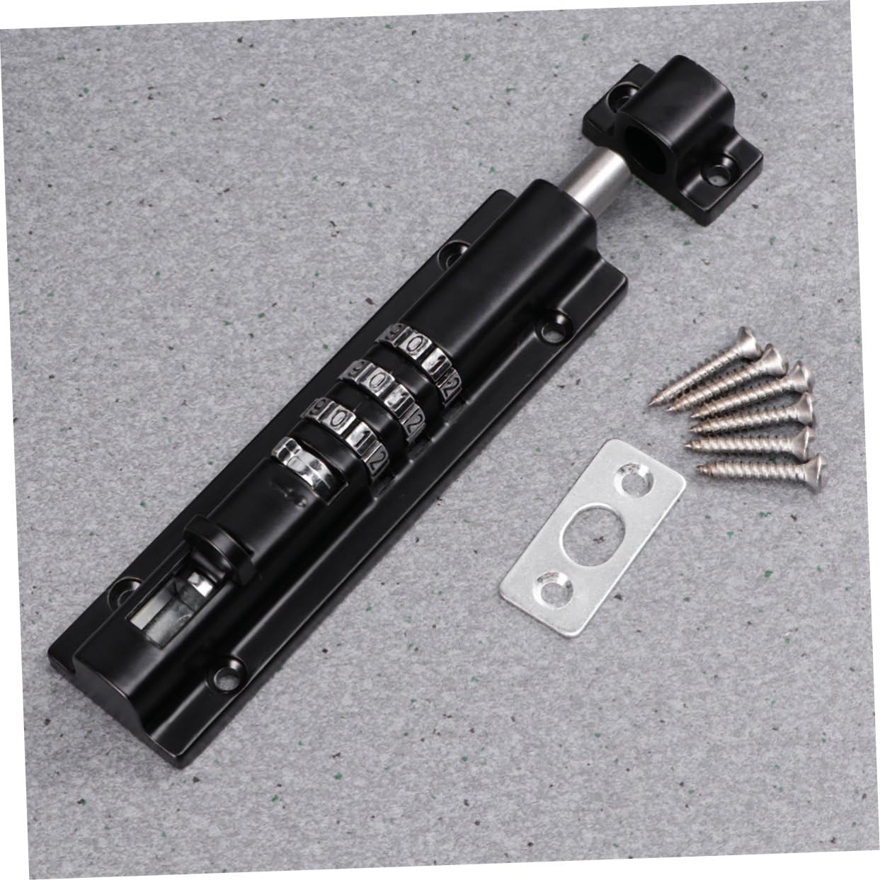 Rustproof Sliding Door Lock - Heavy Duty Bolt Lock for Kitchen, Gate, Mailbox, Luggage & Backpack | Secure Travel & Home Use