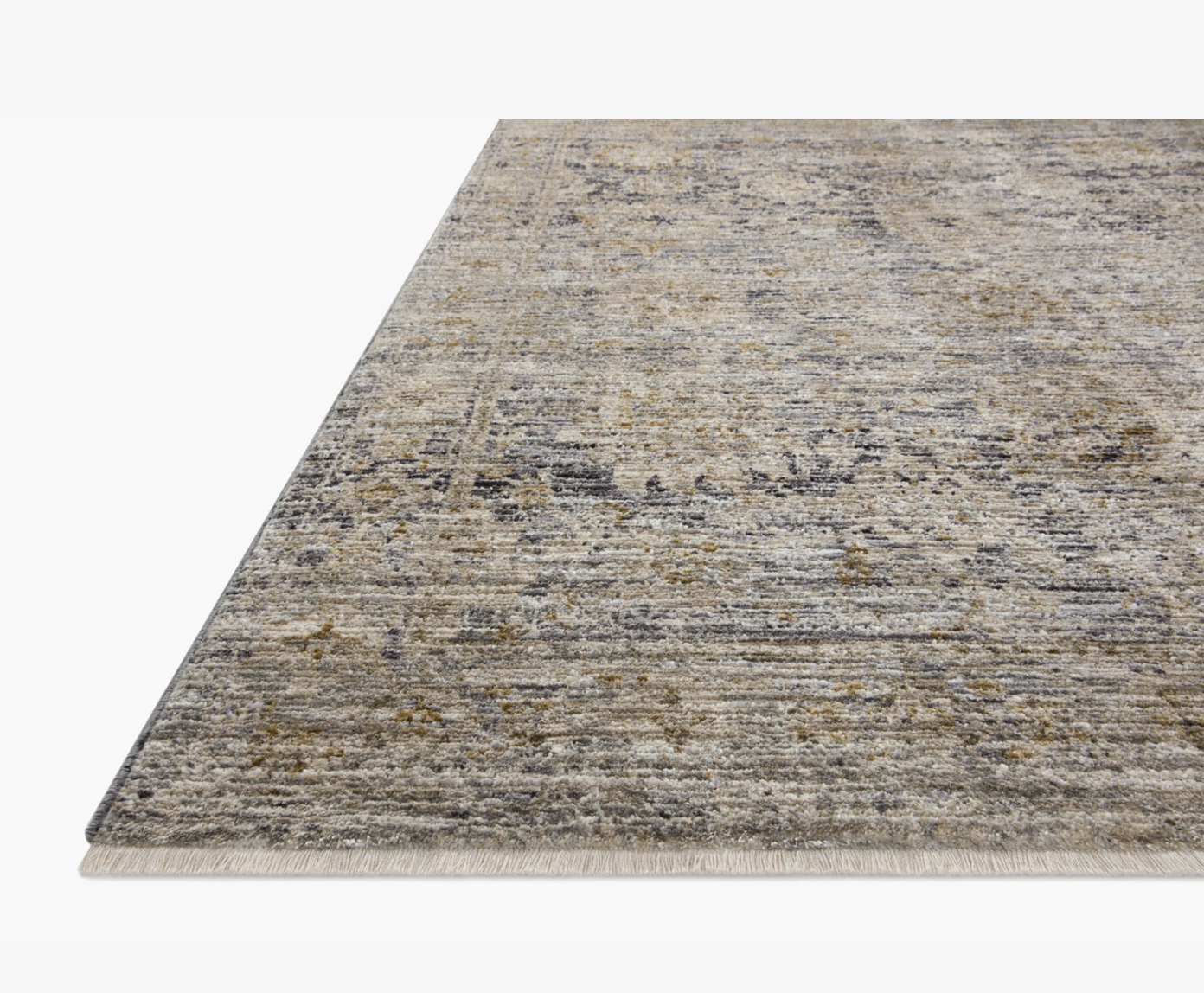 Katherine Handmade Charcoal & Gold Bohemian Area Rug - Soft & Durable for Living Room, Bedroom, or Office Decor