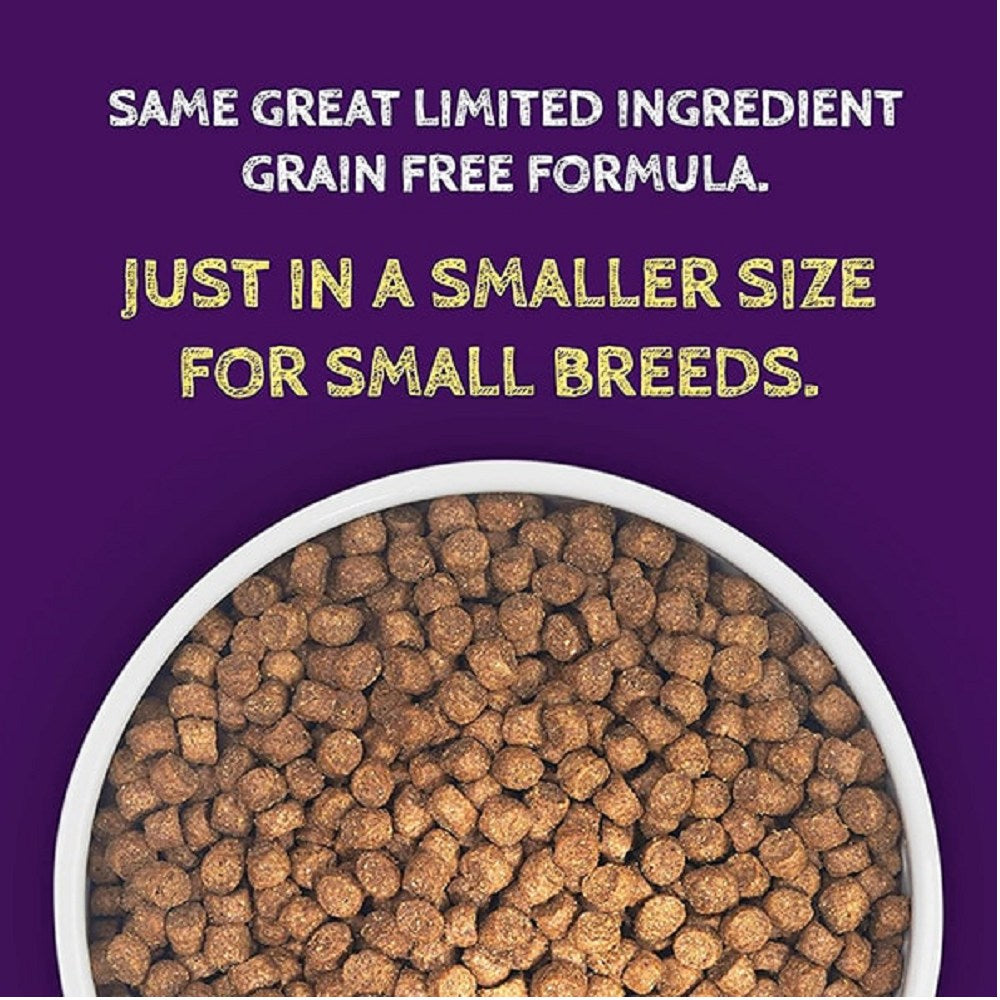 Limited Ingredient Kangaroo Small Bites Dry Dog Food - Grain-Free, Hypoallergenic Kibble for Sensitive Stomachs - Perfect for Small Breed Dogs & Puppies with Food Allergies