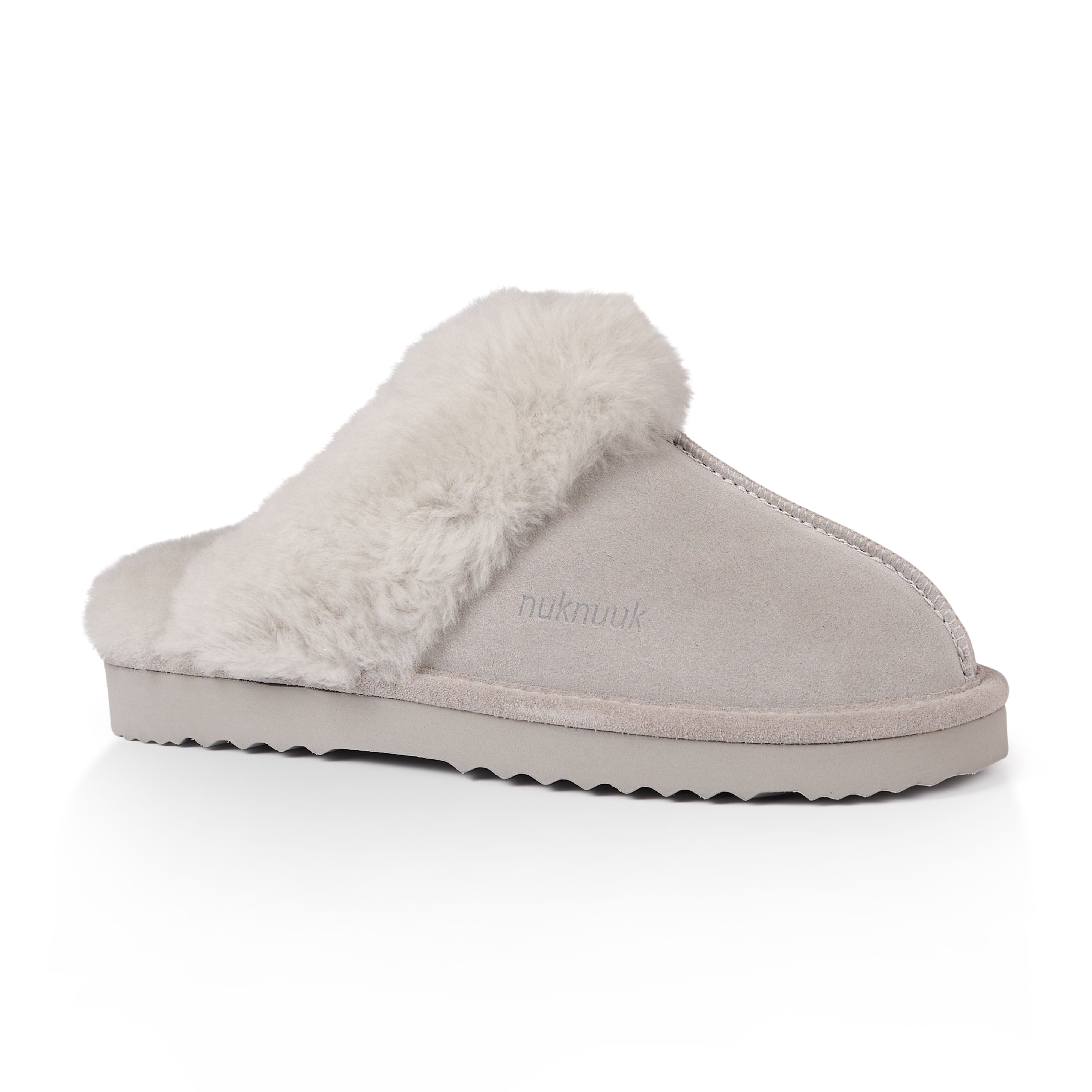 Harlow Women's Cozy Memory Foam Slippers - Soft Indoor/Outdoor House Shoes for Women, Grey - Perfect for Relaxing at Home, Lounging, and Running Errands