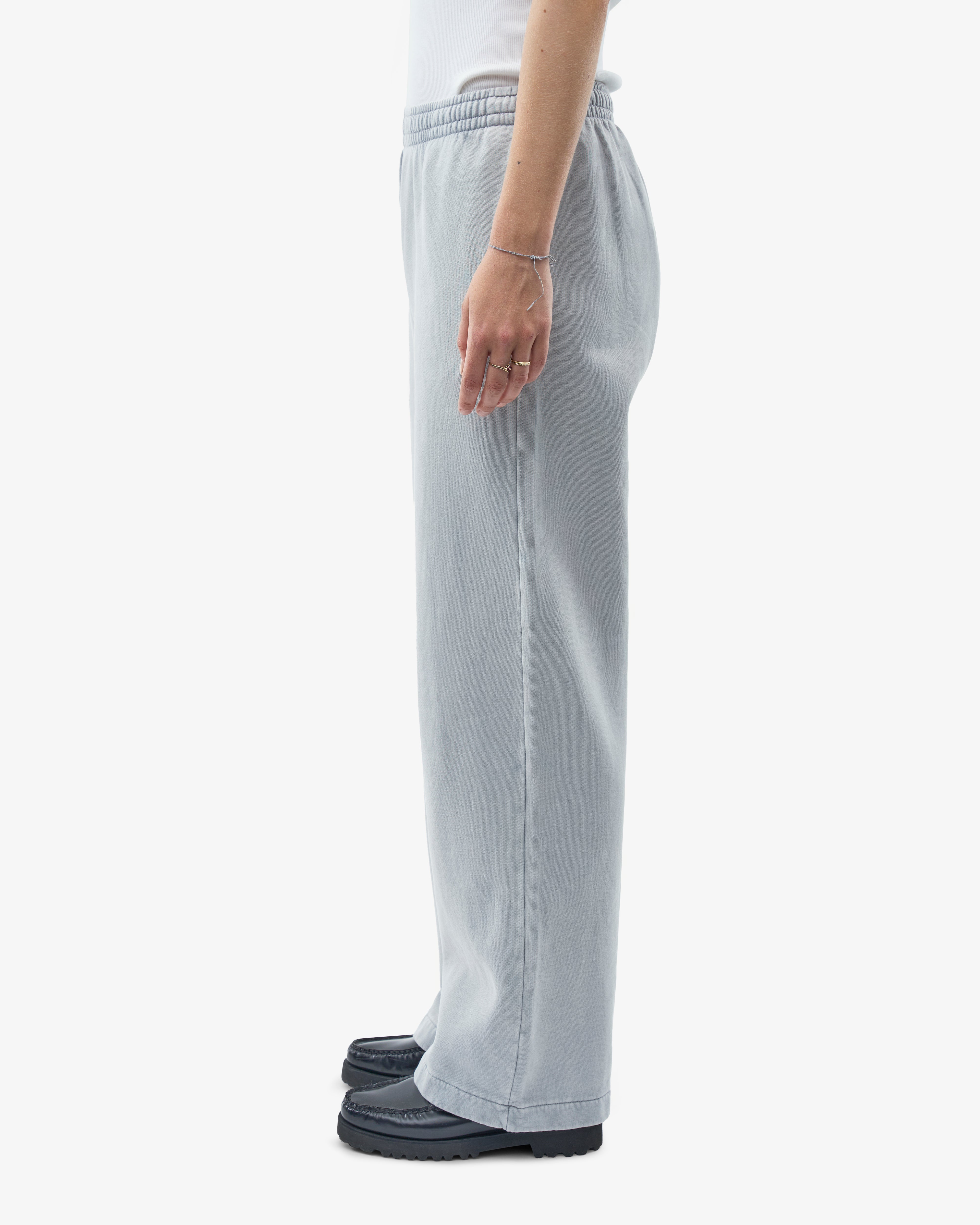 Organic Straight Leg Sweatpants for Women - Soft Faded Grey Lounge Pants | Comfortable Casual Wear for Home, Yoga & Running