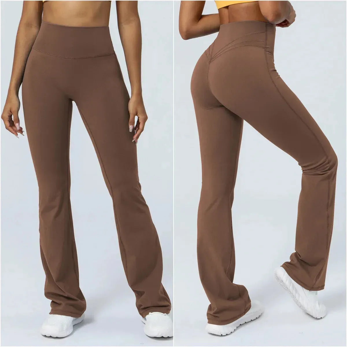 Women's High Waist Yoga Pants - 4-Way Stretch Tummy Control Workout Leggings for Running, Gym & Lounge - Bootcut Flare Pants with Sweat-Wicking Fabric (Ideal for Yoga, Pilates, Dance & Everyday Wear)